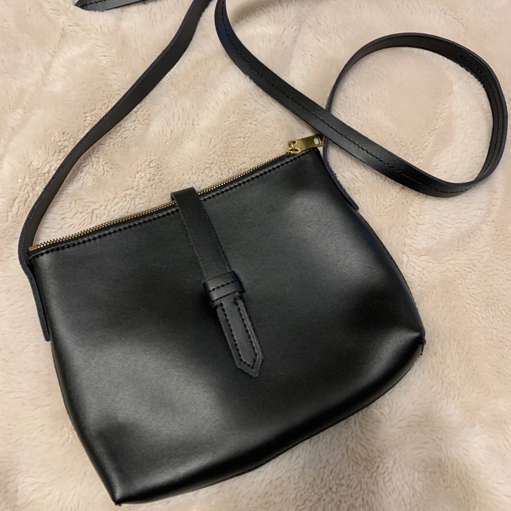 J. Crew Factory Small Ryan Crossbody in black new with tags